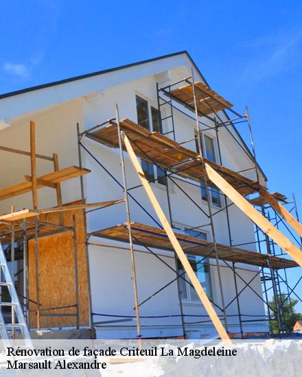 Rénovation de façade  criteuil-la-magdeleine-16300 Marsault Alexandre